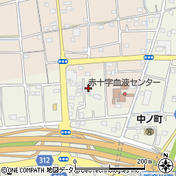 静岡県浜松市中央区中野町2510周辺の地図