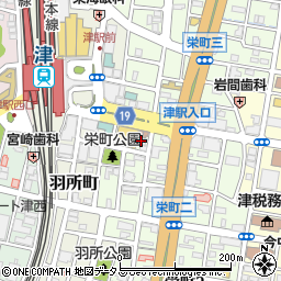 三重県パン協同組合周辺の地図