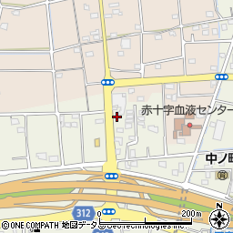 静岡県浜松市中央区中野町2451周辺の地図