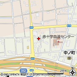 静岡県浜松市中央区中野町2490周辺の地図