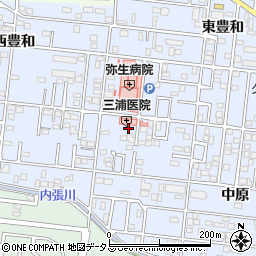 三浦医院周辺の地図