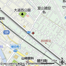 兵庫県加古川市別府町別府986-11周辺の地図