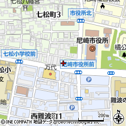 浜屋株式会社　尼崎市役所前店周辺の地図