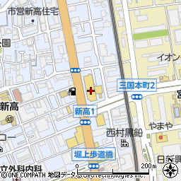 大阪府大阪市淀川区新高1丁目4-10周辺の地図