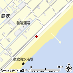 静波海水浴場トイレ５周辺の地図