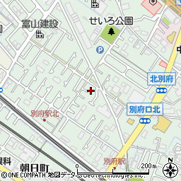 兵庫県加古川市別府町別府952-17周辺の地図