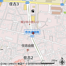 三浜屋 住吉支店周辺の地図