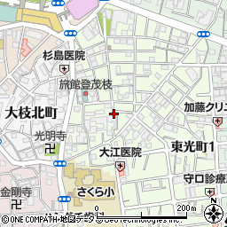 大阪府守口市大枝東町24-10周辺の地図