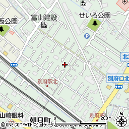 兵庫県加古川市別府町別府953-1周辺の地図