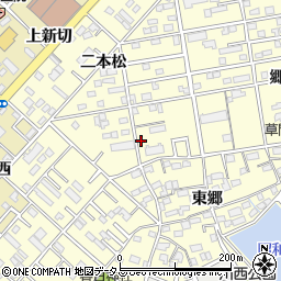 愛知県豊橋市草間町二本松78周辺の地図