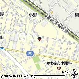 愛知県豊橋市西幸町幸周辺の地図