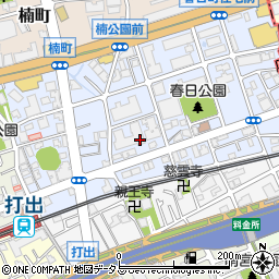 兵庫県芦屋市春日町10周辺の地図