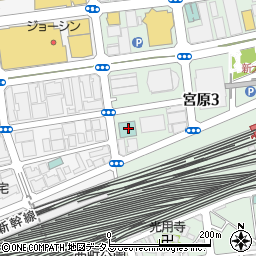 ローソンＳからくさホテル新大阪店周辺の地図