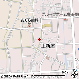 静岡県磐田市上新屋546周辺の地図