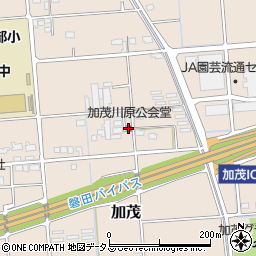 加茂川原公会堂周辺の地図