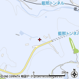 兵庫県神戸市北区山田町藍那周辺の地図