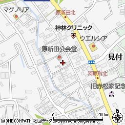 静岡県磐田市富丘884-1周辺の地図