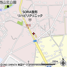 静岡県浜松市中央区西山町286周辺の地図
