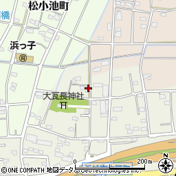 静岡県浜松市中央区中野町2186周辺の地図