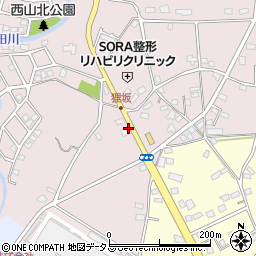 静岡県浜松市中央区西山町1325周辺の地図