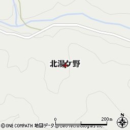 静岡県下田市北湯ケ野周辺の地図