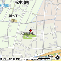 静岡県浜松市中央区中野町2190周辺の地図