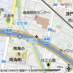 兵庫県西宮市染殿町10周辺の地図