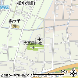 静岡県浜松市中央区中野町2188周辺の地図
