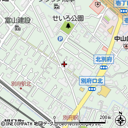 兵庫県加古川市別府町別府940-14周辺の地図