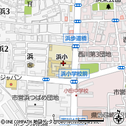 尼崎市立児童ホーム浜児童ホーム周辺の地図