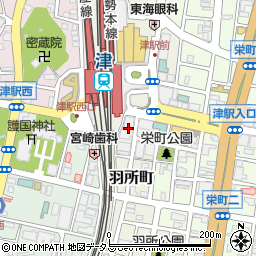 伊勢総合（税理士法人）・津オフィス周辺の地図