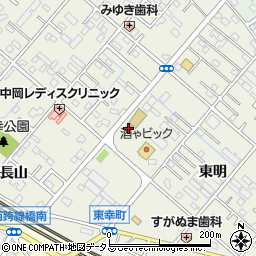 愛知県豊橋市東幸町東明128周辺の地図