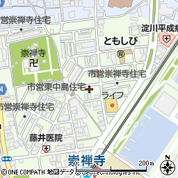コートヴィエール新大阪周辺の地図