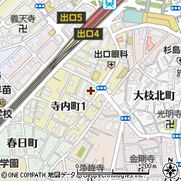 〒570-0056 大阪府守口市寺内町の地図
