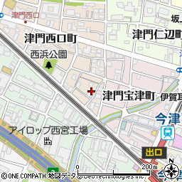浜田文化住宅周辺の地図