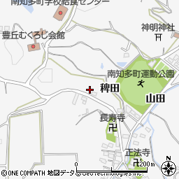 愛知県南知多町（知多郡）豊丘（門廻間）周辺の地図