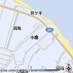 愛知県知多郡南知多町大井小脇周辺の地図