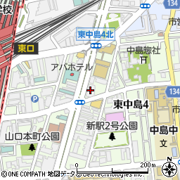 朝日プラザ新大阪周辺の地図