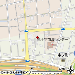 静岡県浜松市中央区中野町951周辺の地図