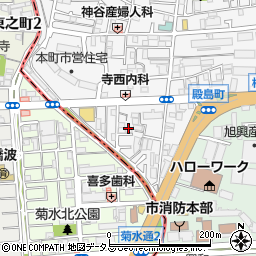 大阪府門真市本町41-11周辺の地図