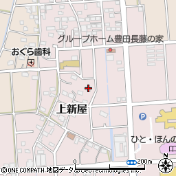 静岡県磐田市上新屋533周辺の地図