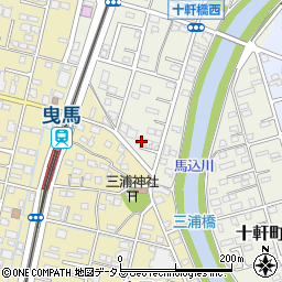 静岡県浜松市中央区十軒町102周辺の地図