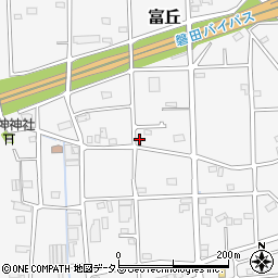 静岡県磐田市富丘613-1周辺の地図