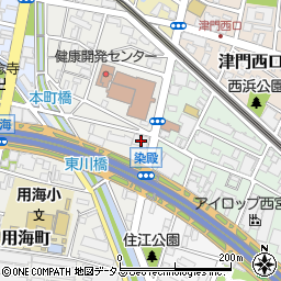 兵庫県西宮市染殿町10-13周辺の地図