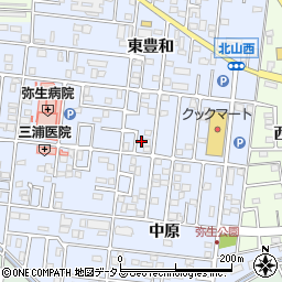 愛知県豊橋市弥生町東豊和116周辺の地図