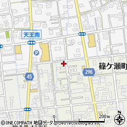 静岡県浜松市中央区篠ケ瀬町147周辺の地図