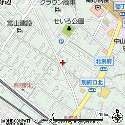 兵庫県加古川市別府町別府940-23周辺の地図