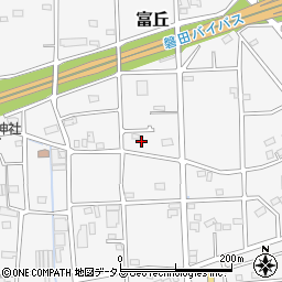 静岡県磐田市富丘608周辺の地図