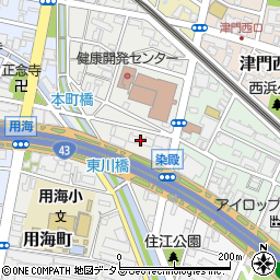 兵庫県西宮市染殿町10-12周辺の地図