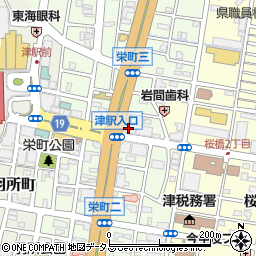 パシフィックコンサルタンツ株式会社　三重事務所周辺の地図